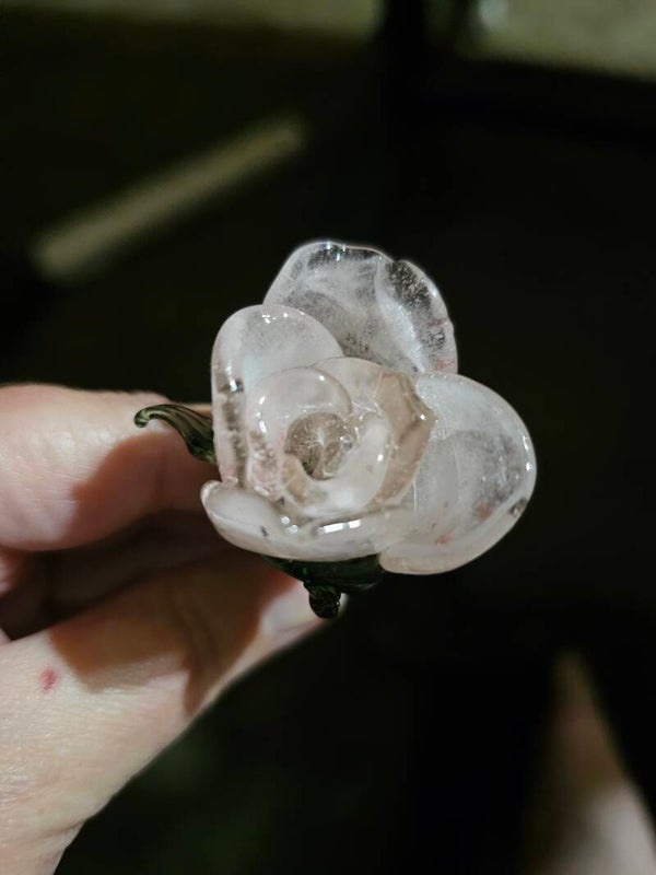 Handmade glass flowers