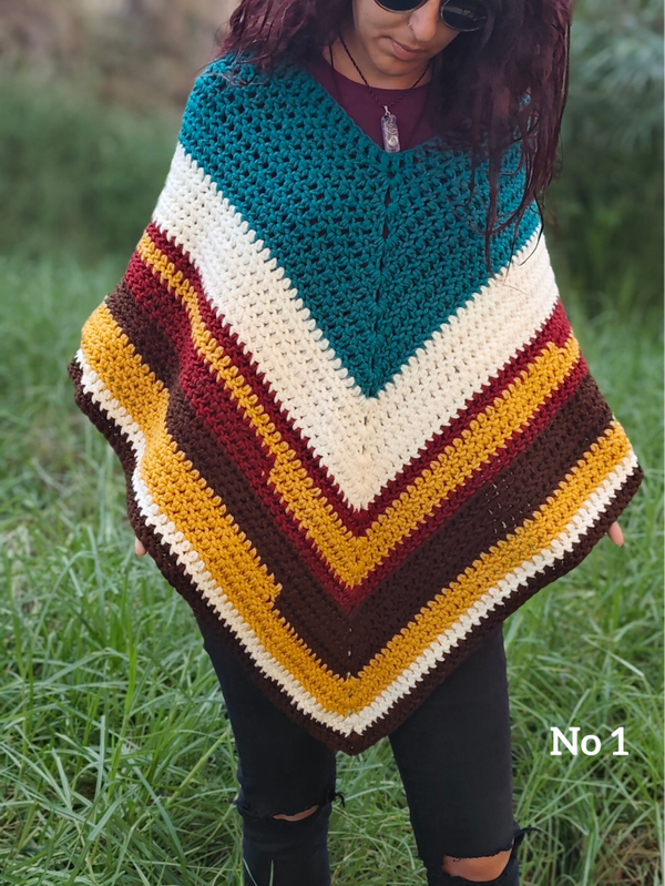 Crochet ponchos