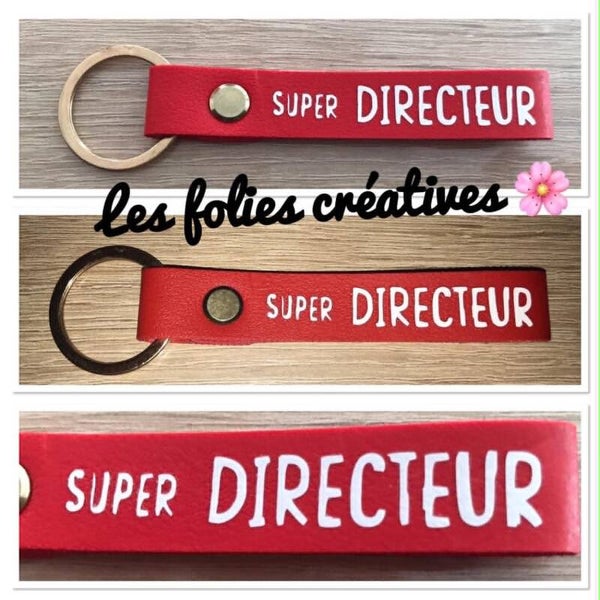 Porte clé simili cuir