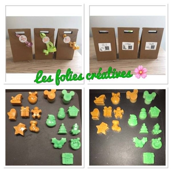 Petite boite de 5 fondants parfumés