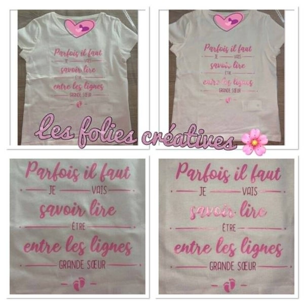T-shirt annonce grossesse