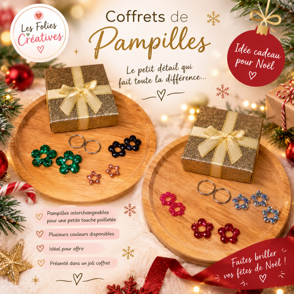 Coffret pampilles interchangeables résine