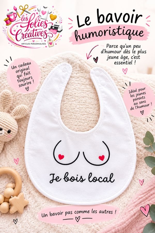Bavoir humoristique