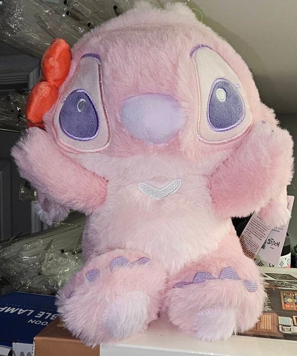 T-Toutou Stella stitch rose vrai disney
