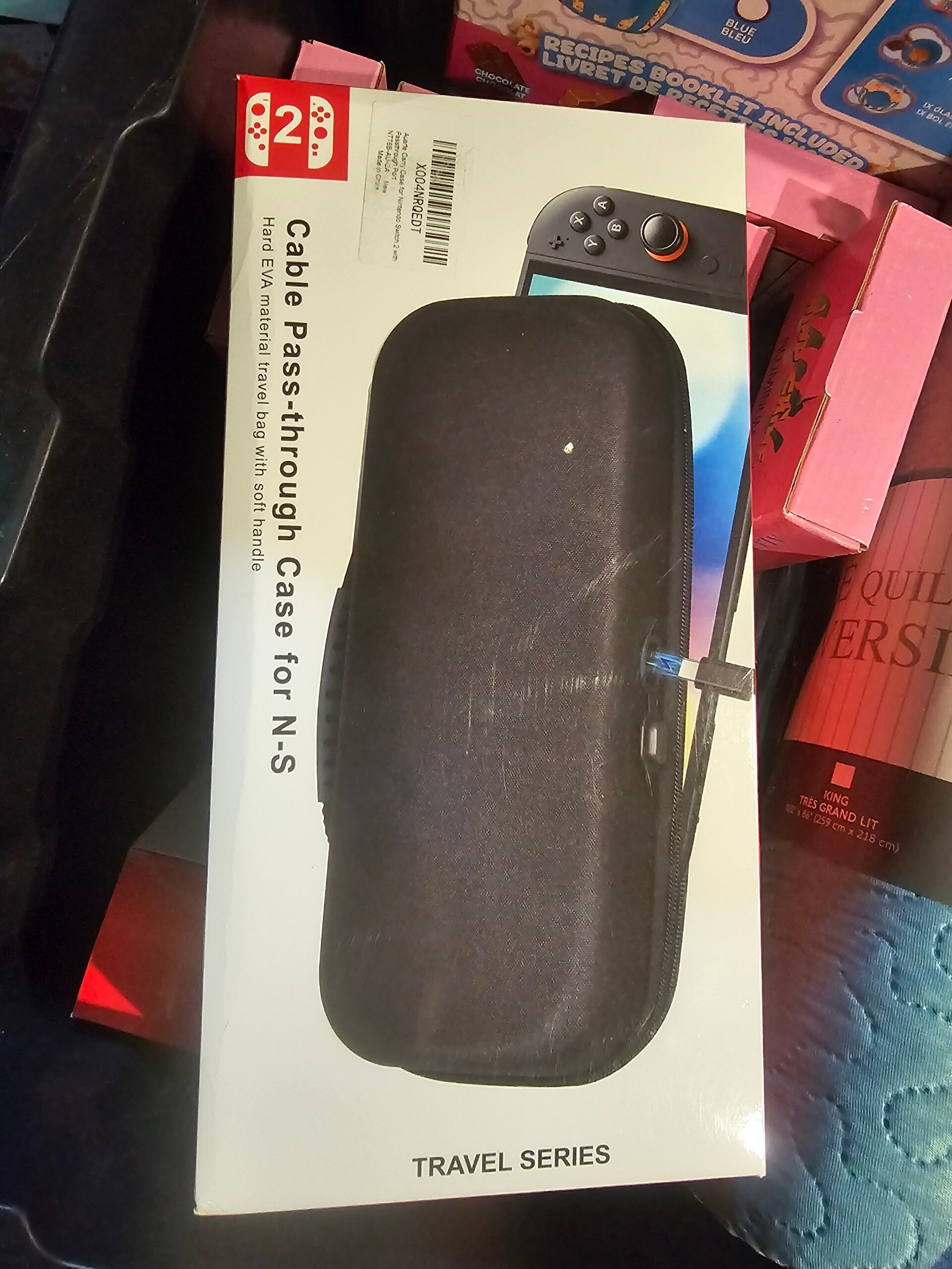 E- caisse pour switch avec trou de chargeur a l'intérieur