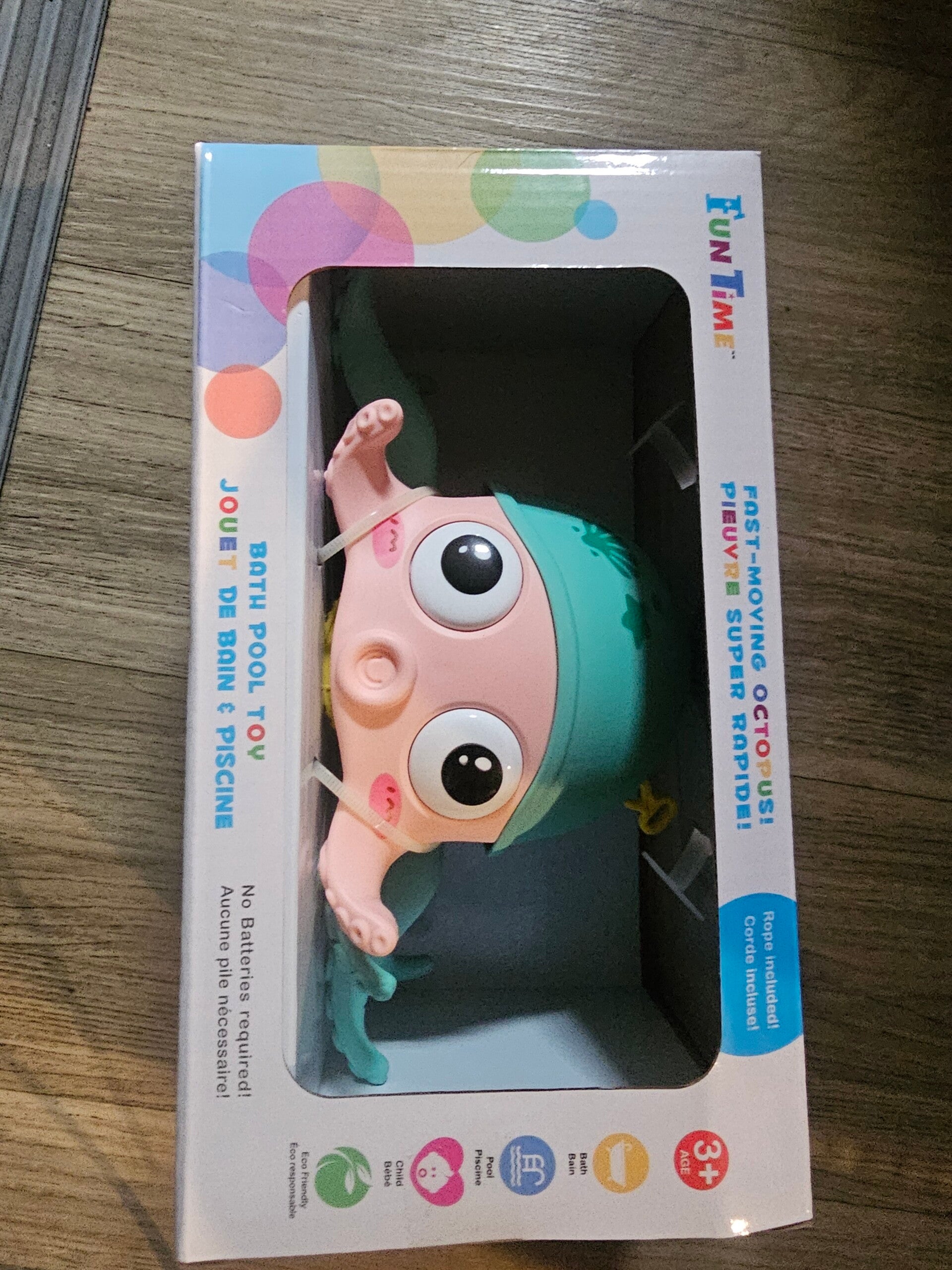 J-pieuvre pour le bain