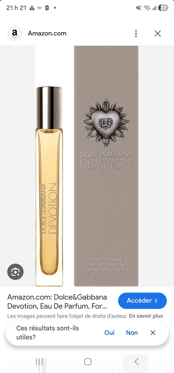 M- parfum dévotion DG