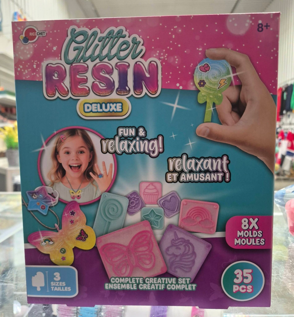J-Resin deluxe création et moule glitter