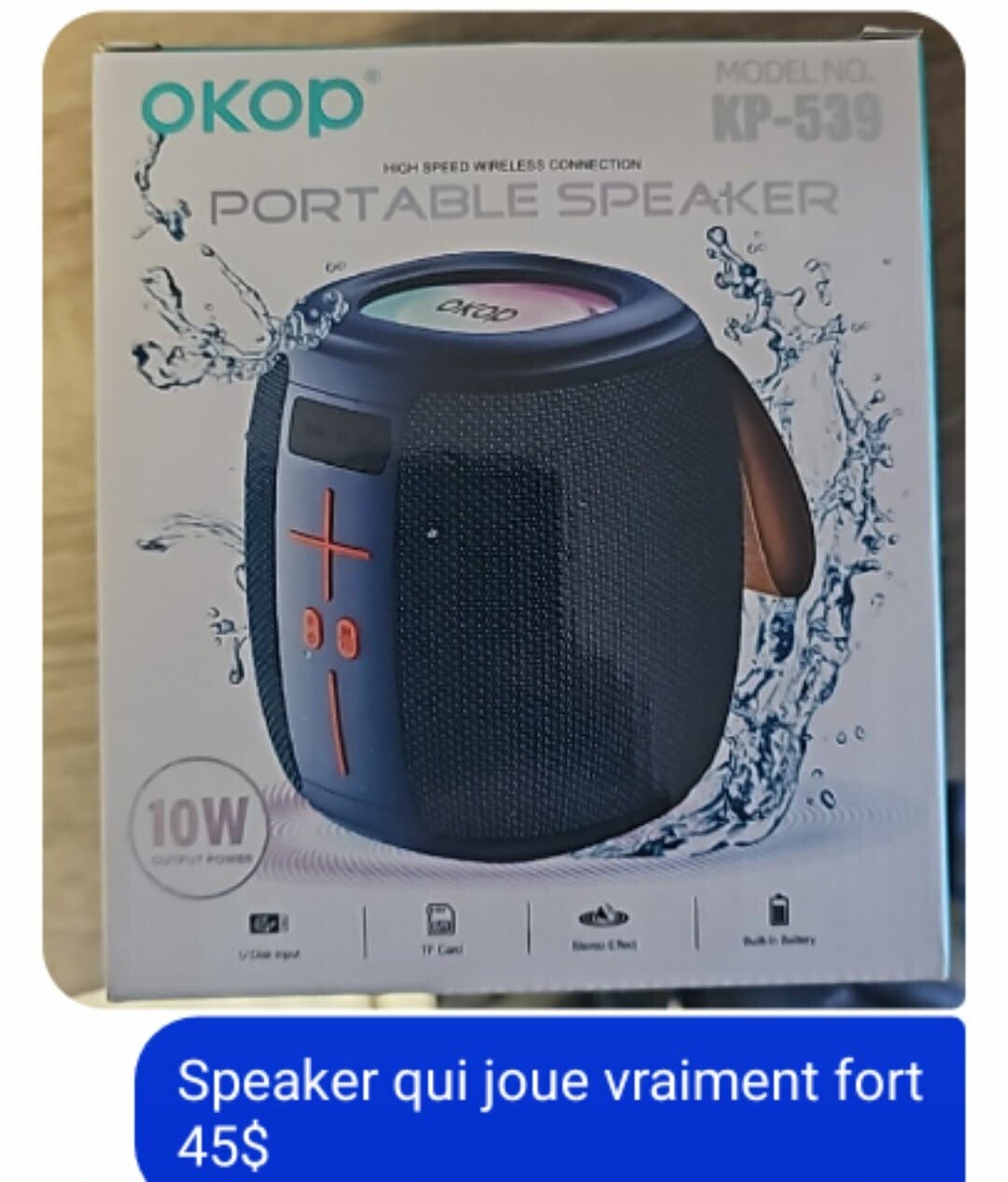 E-speaker de qualité comparable a jbl waterproof