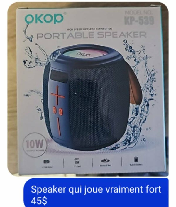 E-speaker de qualité comparable a jbl waterproof