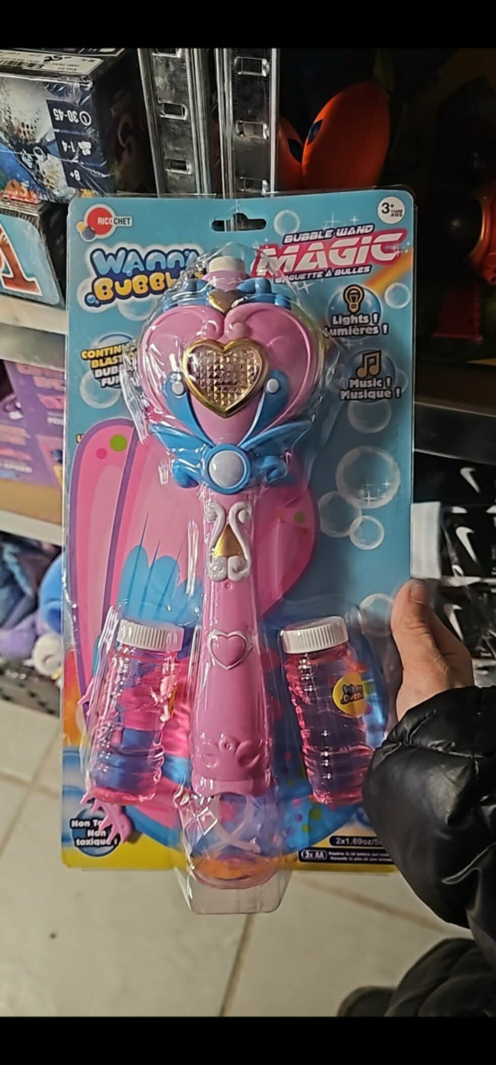 J- baquette magique de bulle