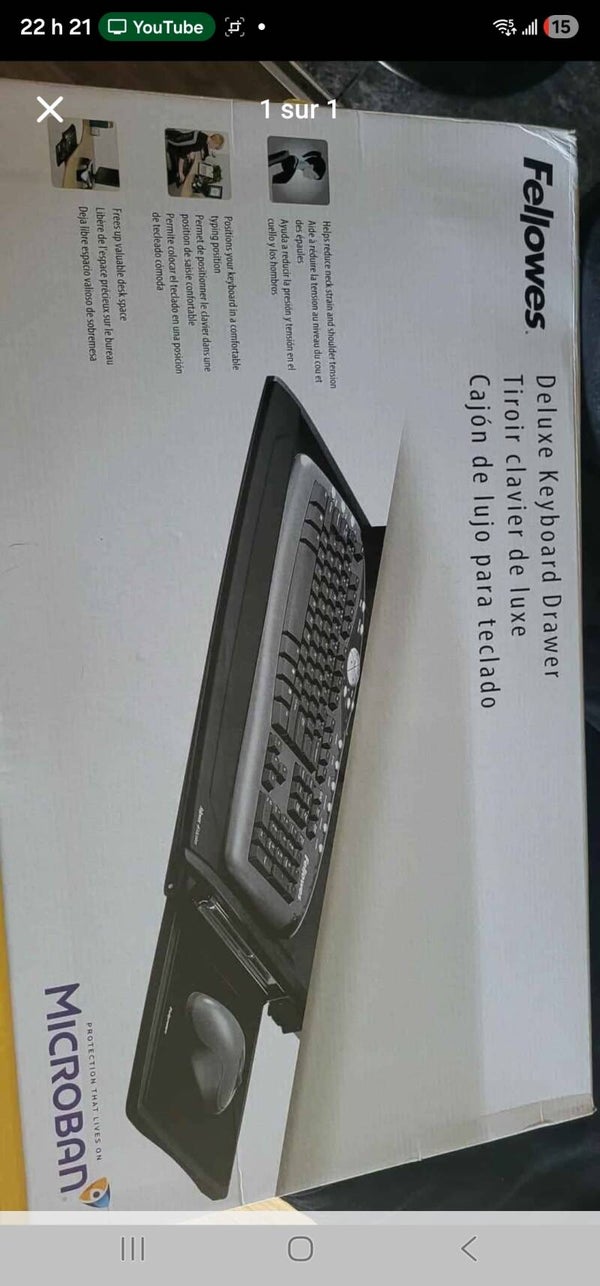 E-porte clavier pour bureau