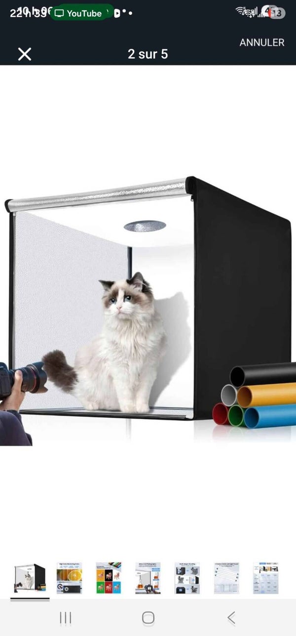 E-boite pour des photo de qualité pour artisans ou autre