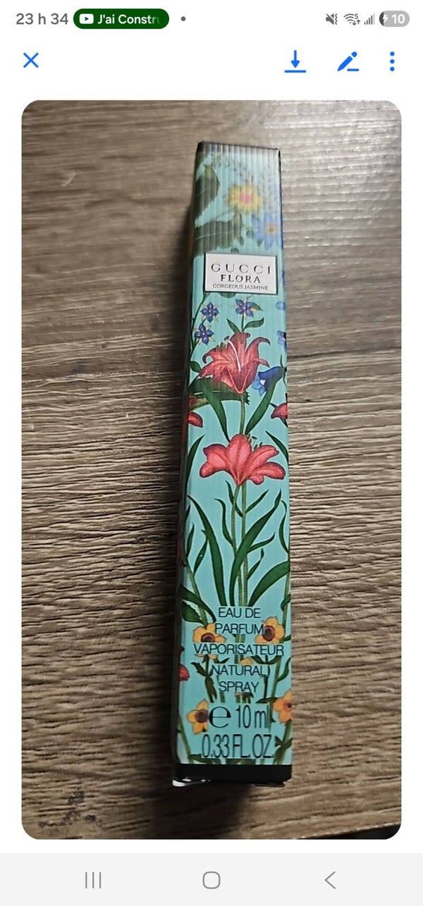 M- parfum vrai floral bleu