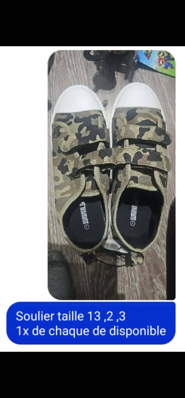 So- soulier taille 3 armé