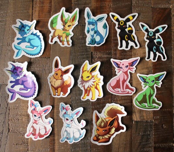 Eeveelutions stickers