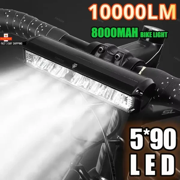 10000Lm 8000Ah Rechargeable Light Bar