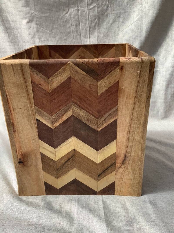 White Teak Planter Box