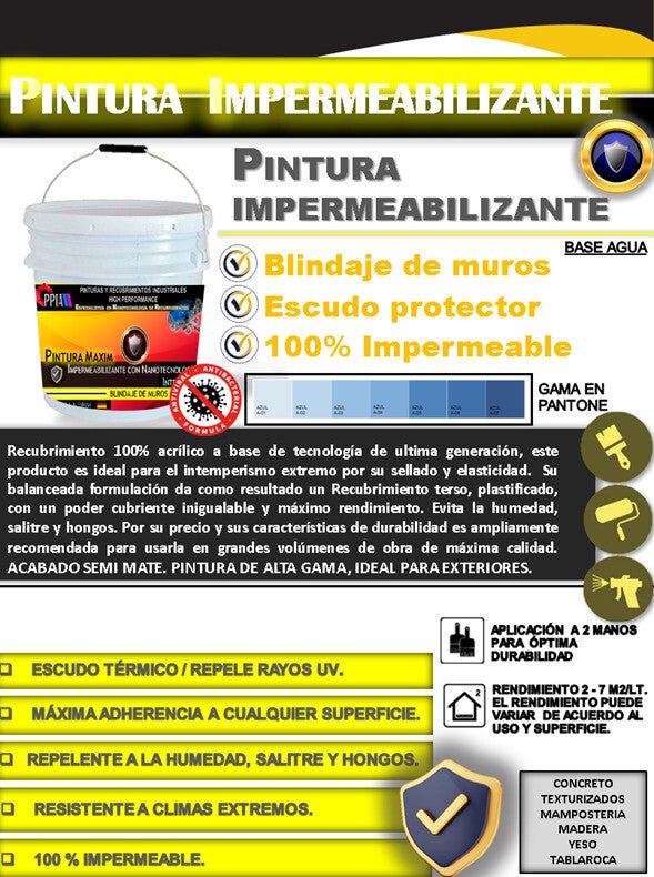 PINTURA IMPERMEABILIZANTE
