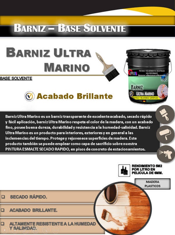 BARNIZ ULTRAMARINO