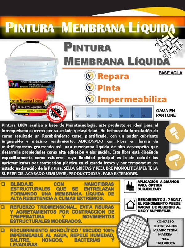 PINTURA MEMBRANA LÍQUIDA
