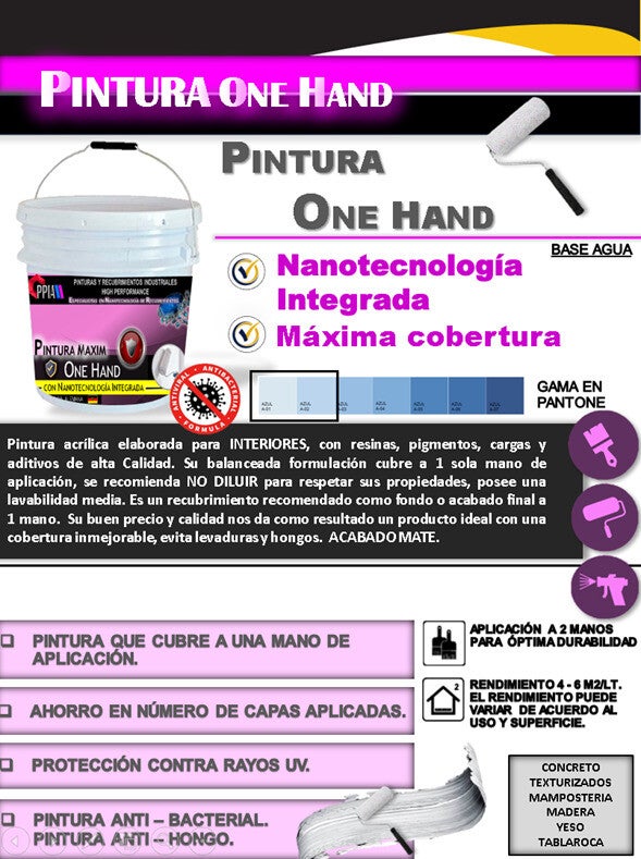 PINTURA ONE HAND