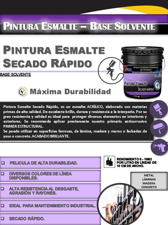 ESMALTE SECADO RÁPIDO
