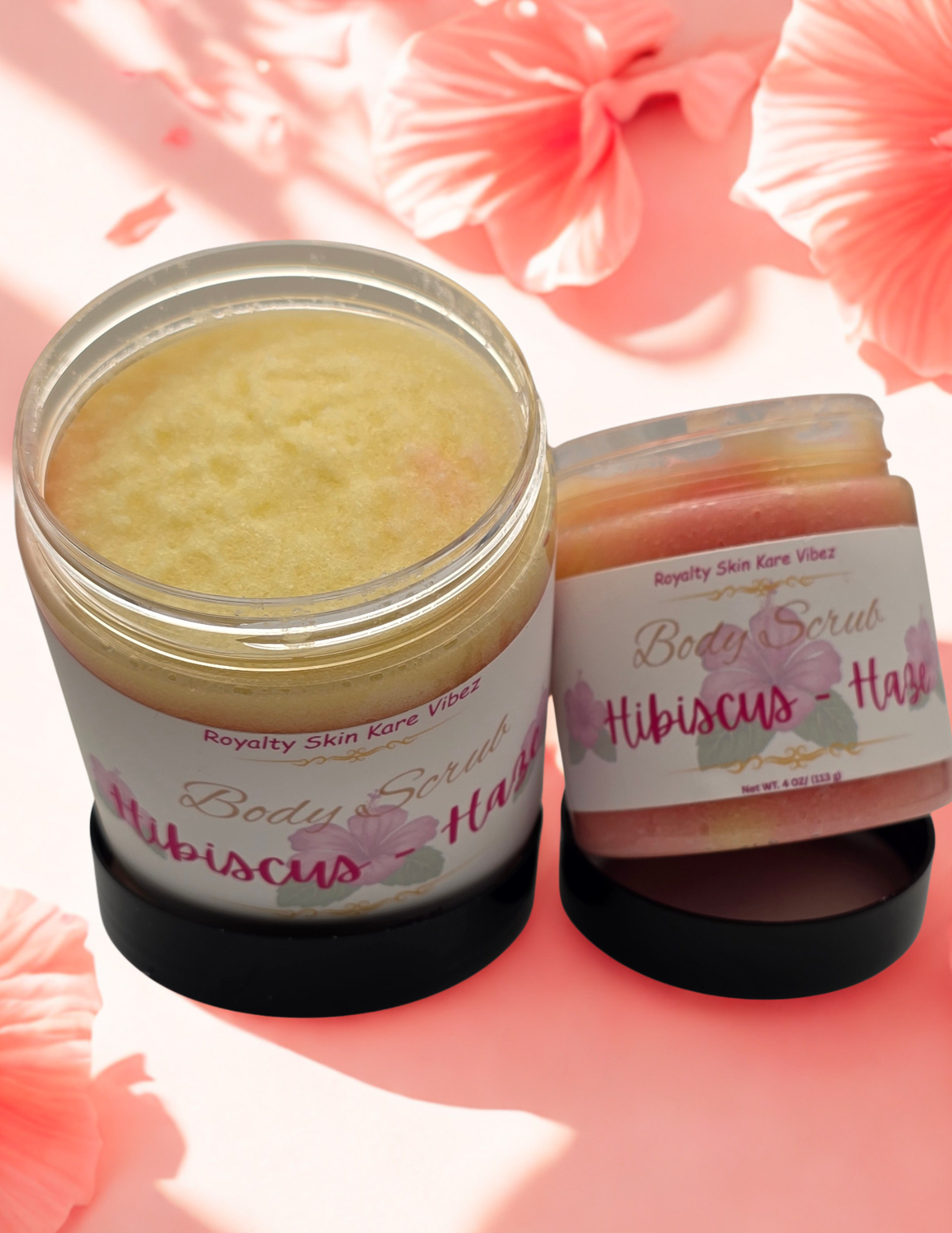 Hibiscus -Haze exfoliating Sugar scrub