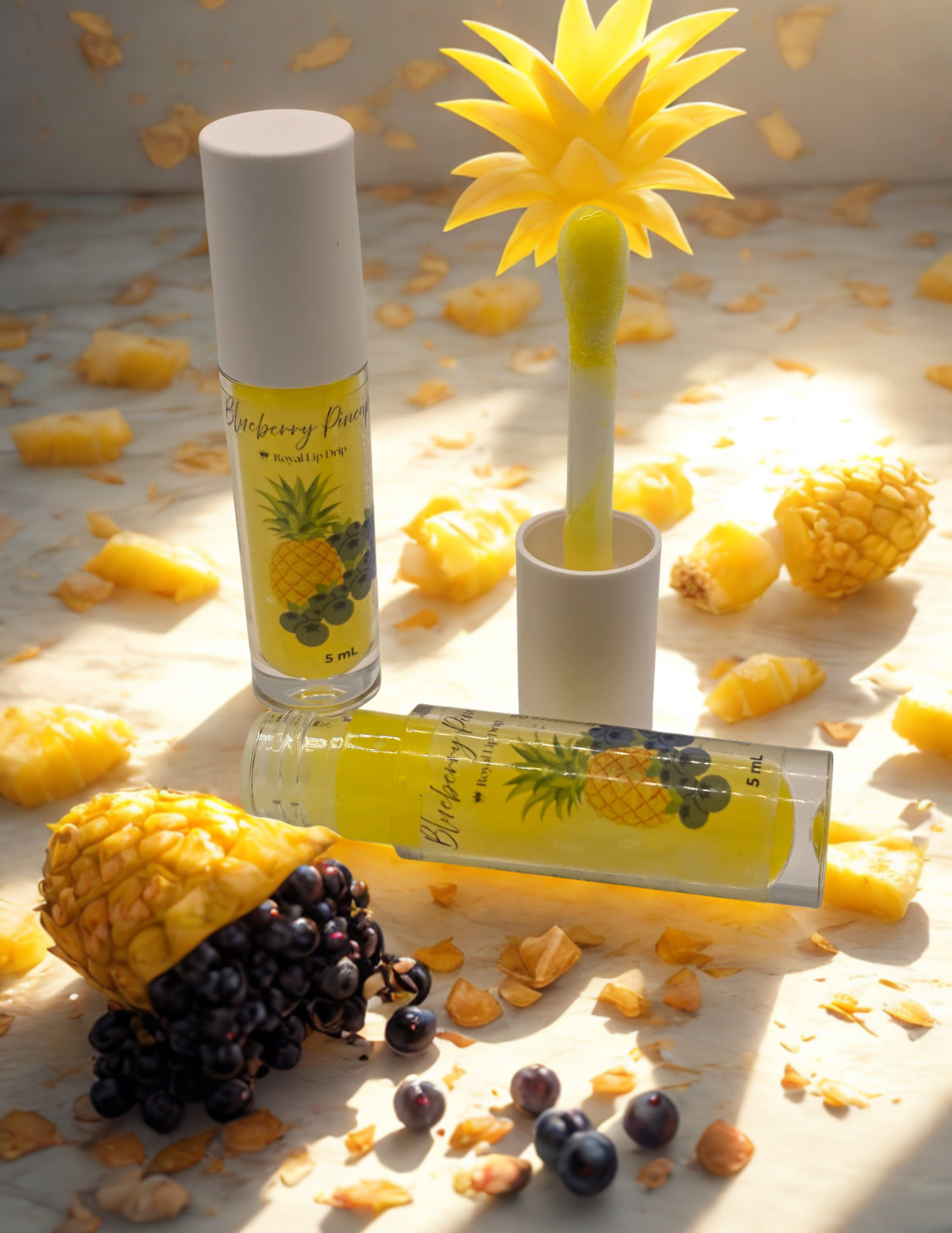 Royal Lip Drip: Blueberry Pineapple Gloss