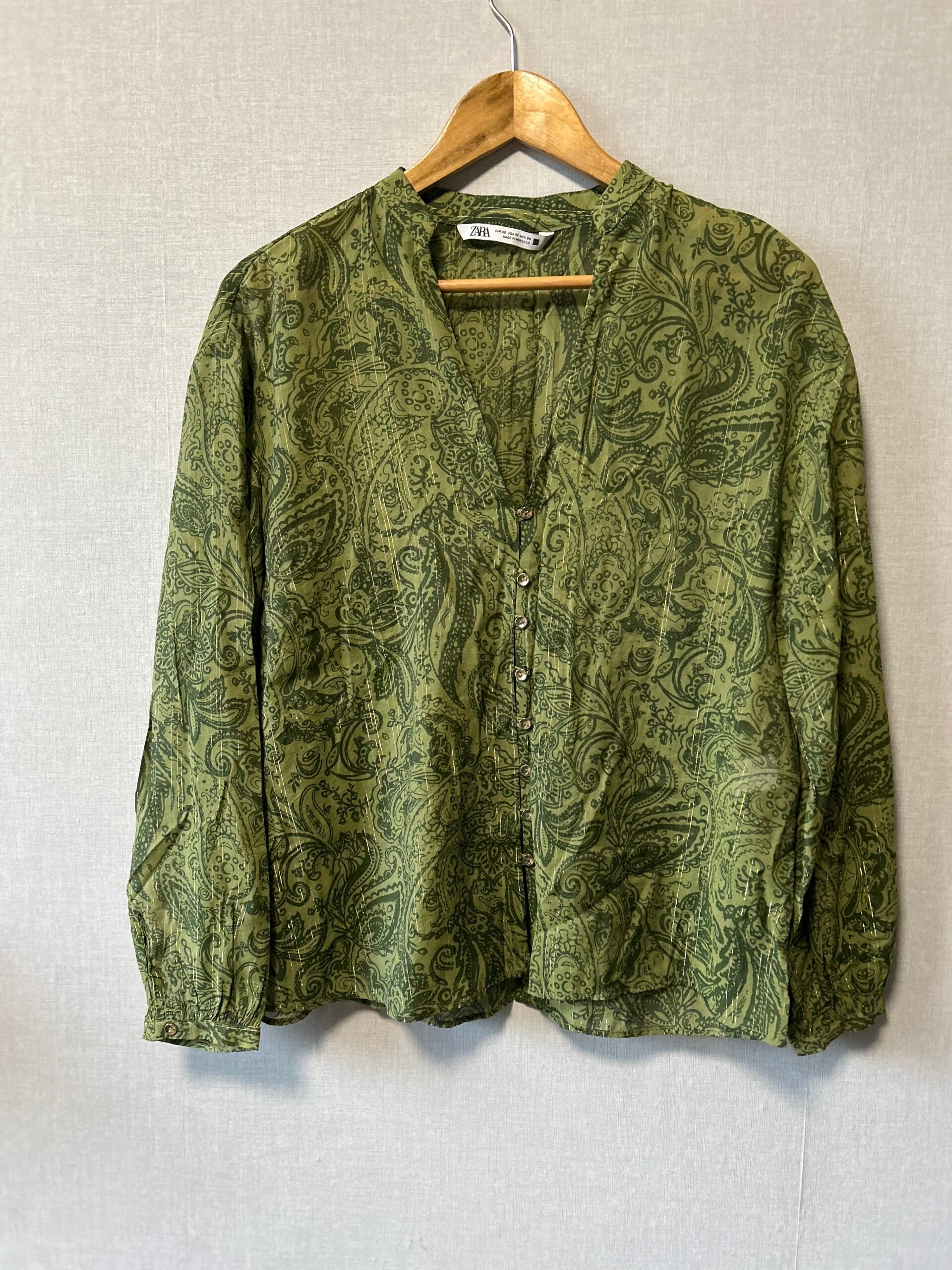 Zara blouse met print