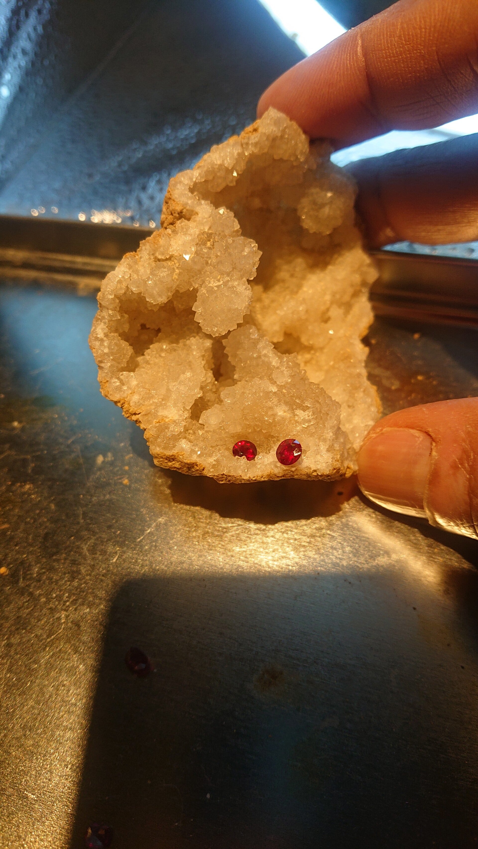 Pair rubies no heat no treatment