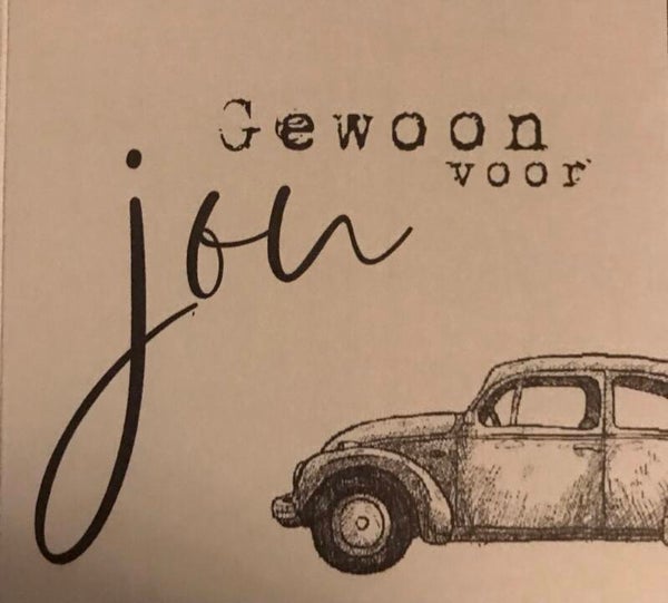 Kado kaartje - Voor jou