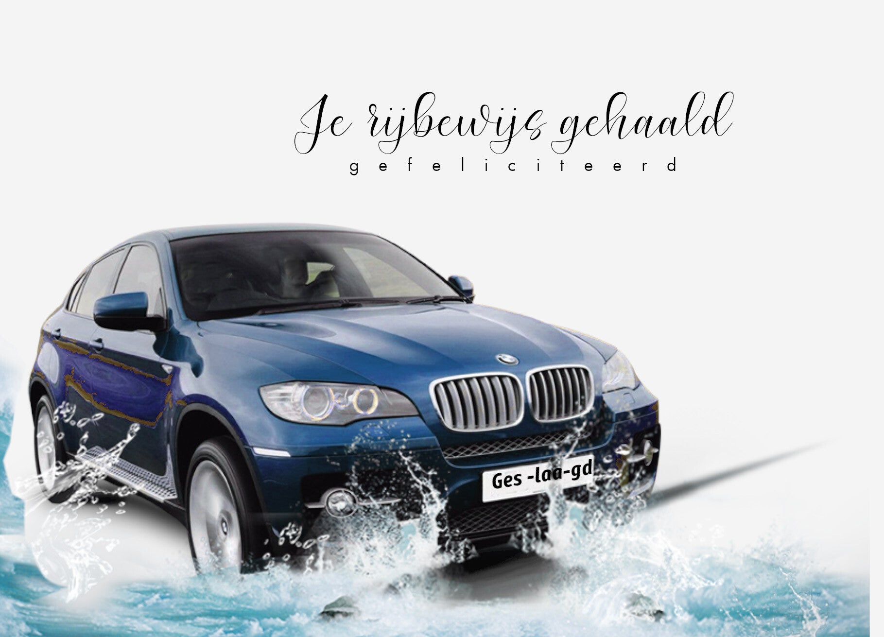 Ansichtkaart Rijbewijs2