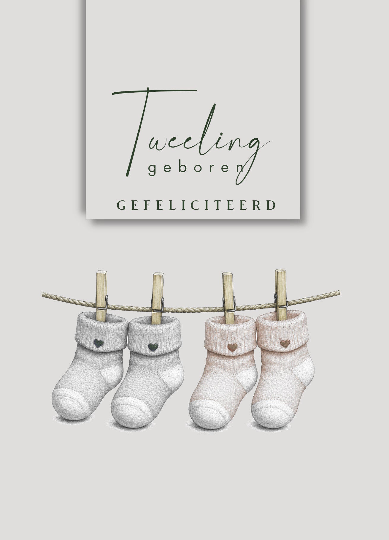 Ansichtkaart Tweeling