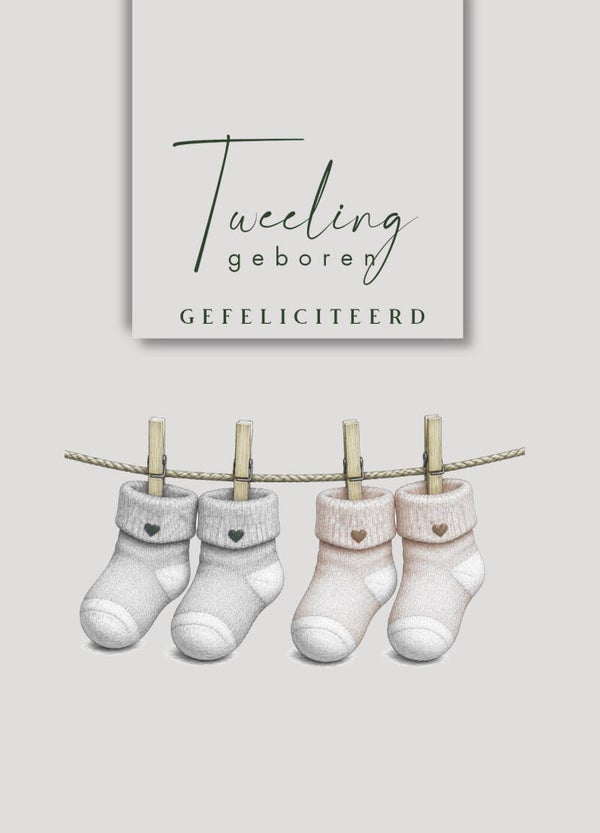 Ansichtkaart Tweeling
