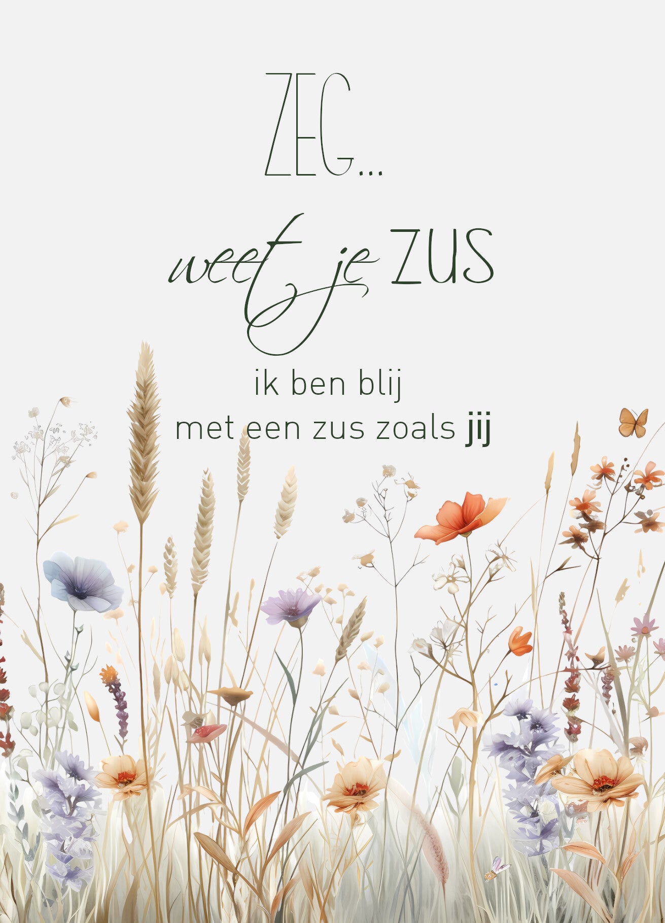 Ansichtkaart Zus