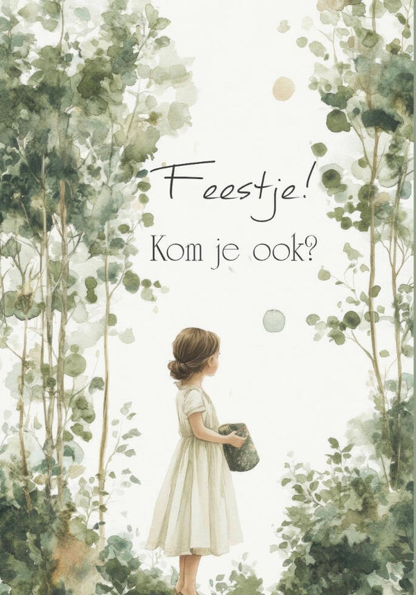 Kaartjes (5 stuks) Meisje