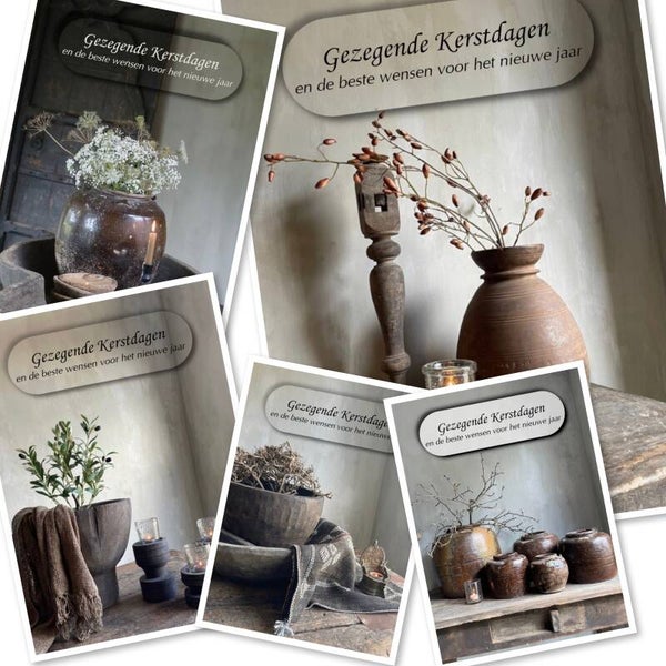 - KOMT 15-10 BINNEN! - Set 5 Ansicht Assorti Gezegende Kerst