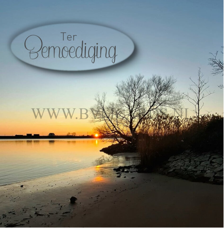 Wenskaart 11x11 - Zonsondergang