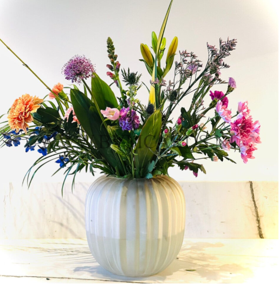 Wenskaart 11x11 - Boeket