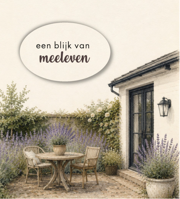 Wenskaart 12x13 - Lavendel