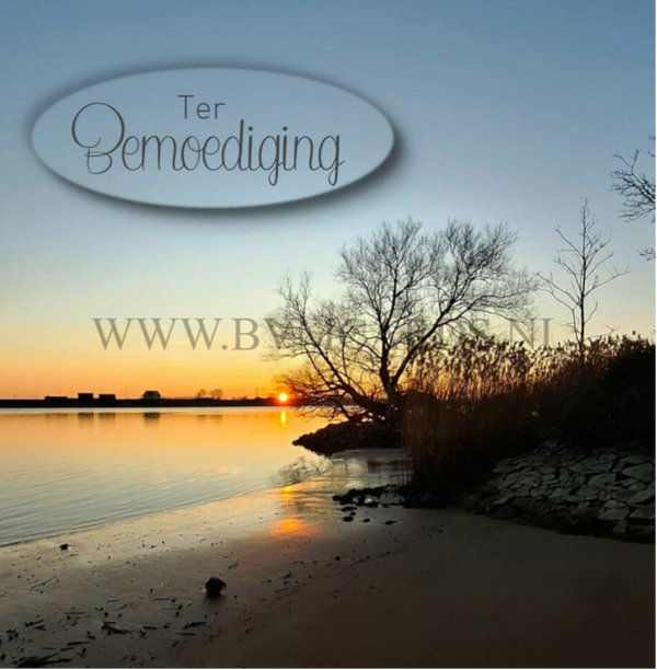 Wenskaart 11x11 - Zonsondergang