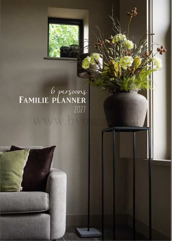 U kunt de familie planner vanaf eind augustus bestellen. Familie planner 2027