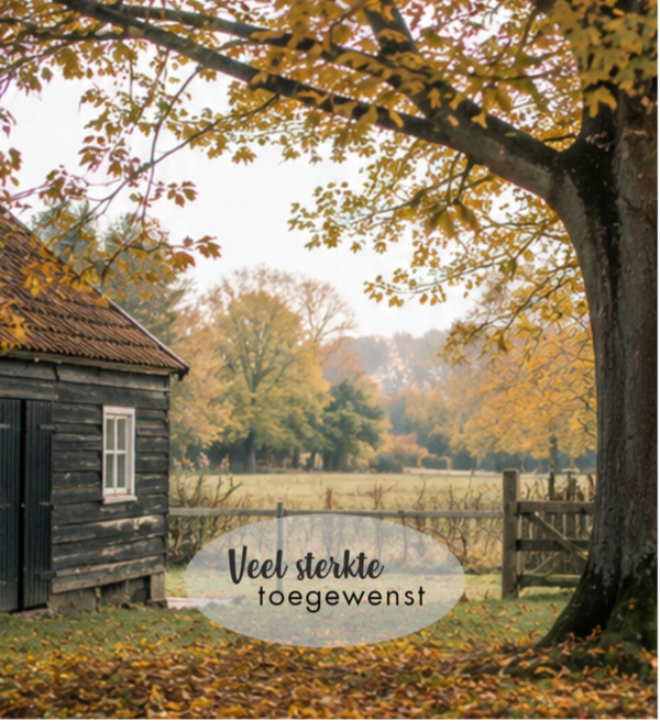 Wenskaart 12x13 - Herfst