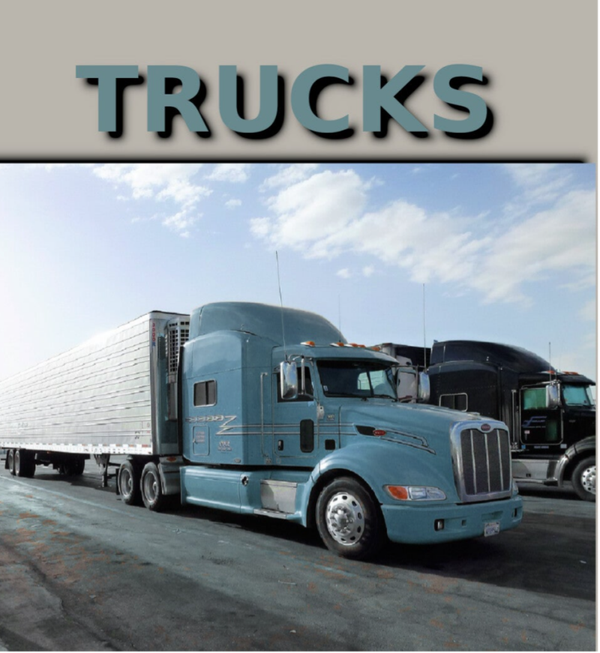 Wenskaart 12x13 - Trucks