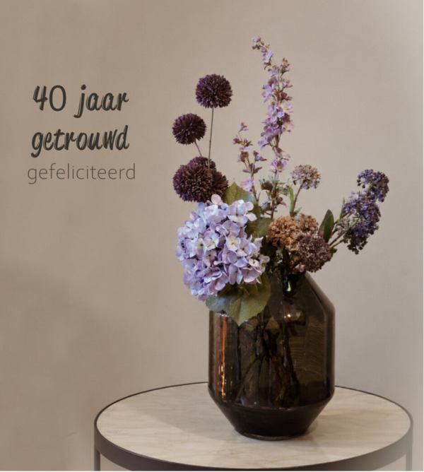 Wenskaart 12x13 - Boeket 40