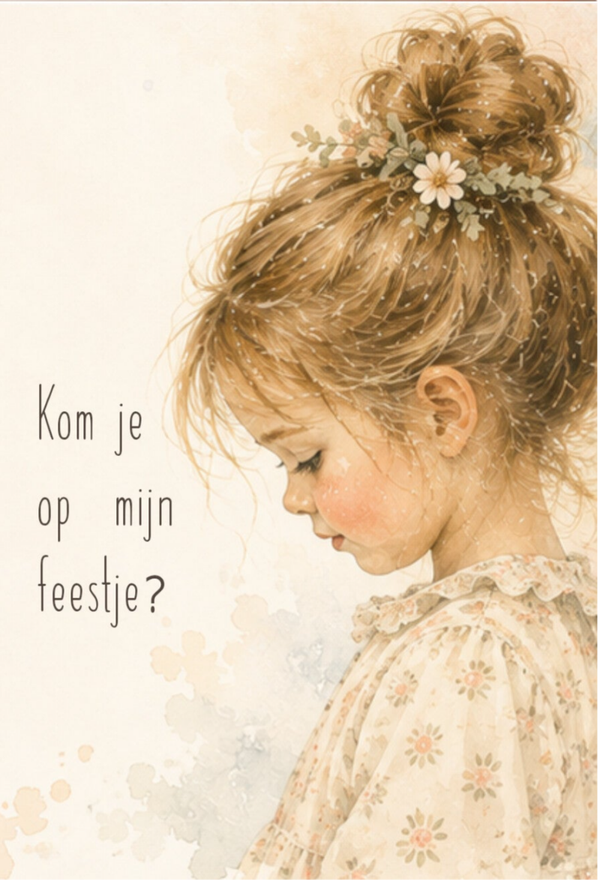 Kaartjes (5 stuks) Meisje