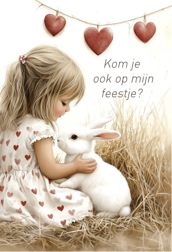 Kaartjes (5 stuks) Konijn
