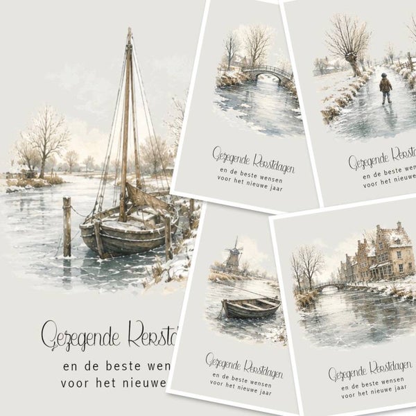 Set 31 Ansicht  - Gezegende kerst met BLANCO achterzijde