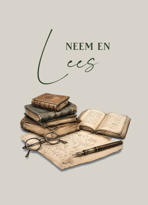Ansichtkaart Neem en Lees